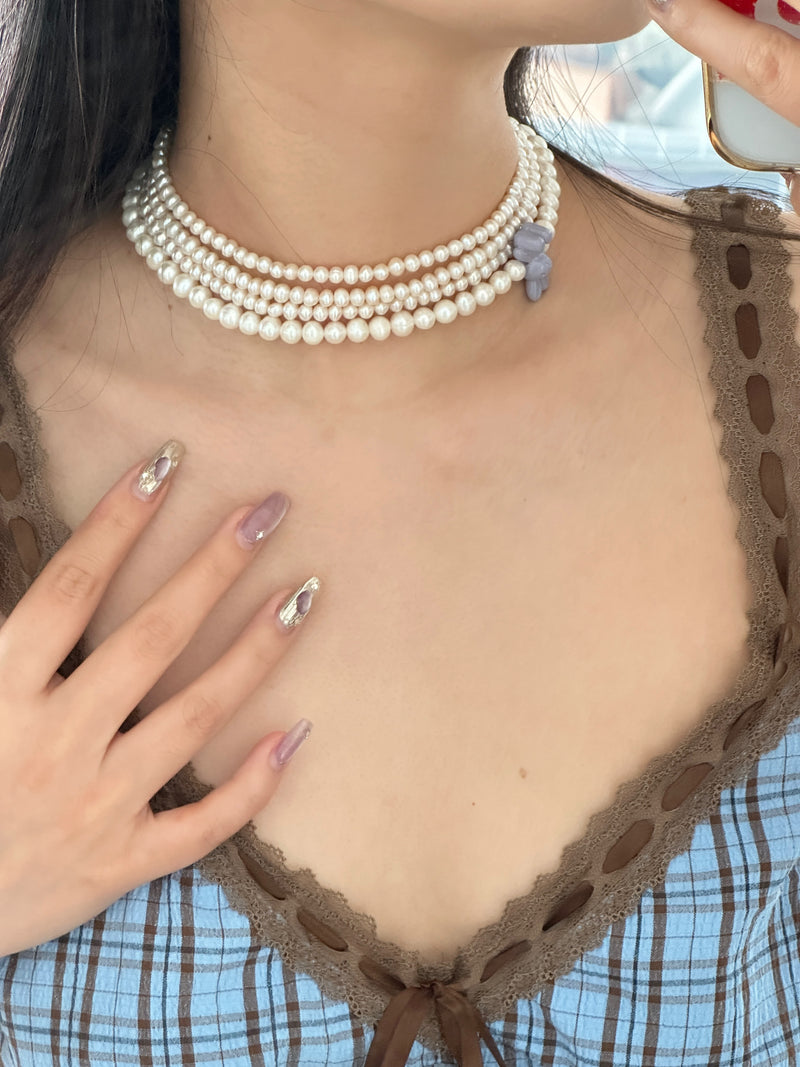 Multi-Layer Pearl Necklace