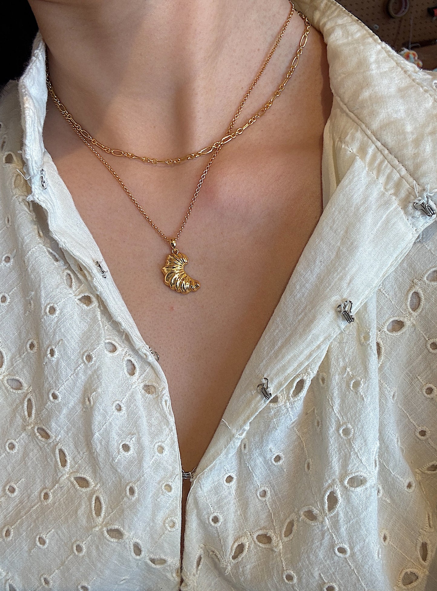 Croissant Necklace