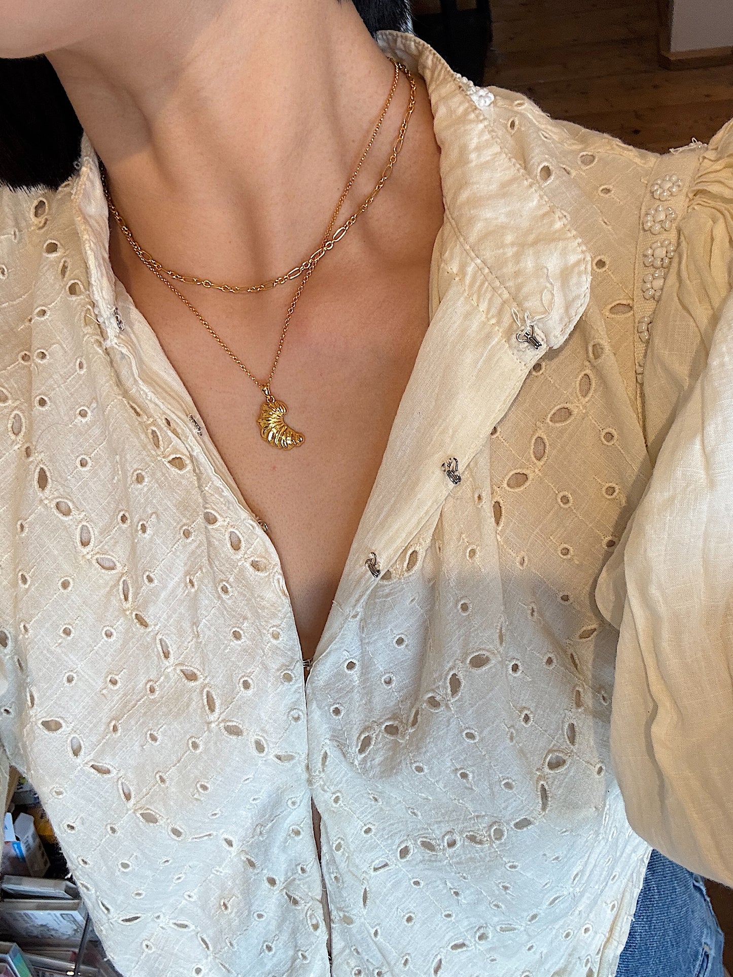 Croissant Necklace