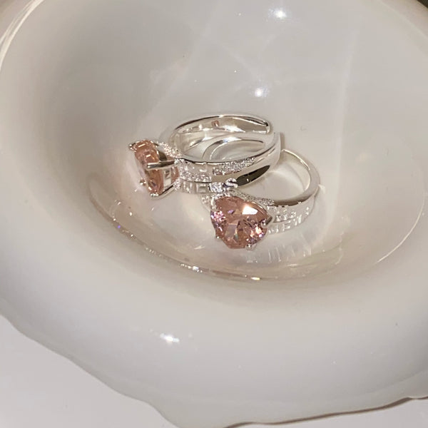 Heart Shaped Gemstone Ring